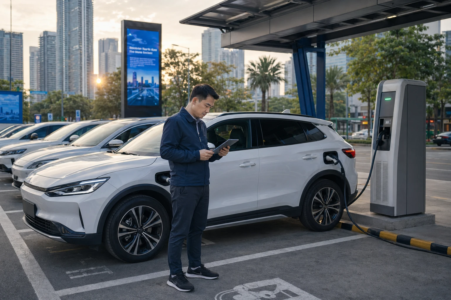 Mô hình kinh tế một xe dịch vụ